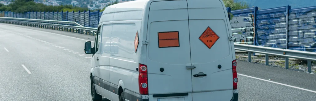 A_white_van_driving_on_a_highway _ISM Training_and_Recruitment