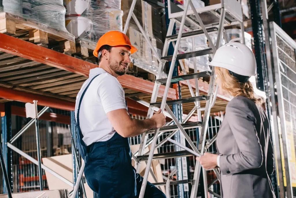 A_man_and_woman_in_hard_hats_in_a_warehouse _ISM_Training_and_Recruitment